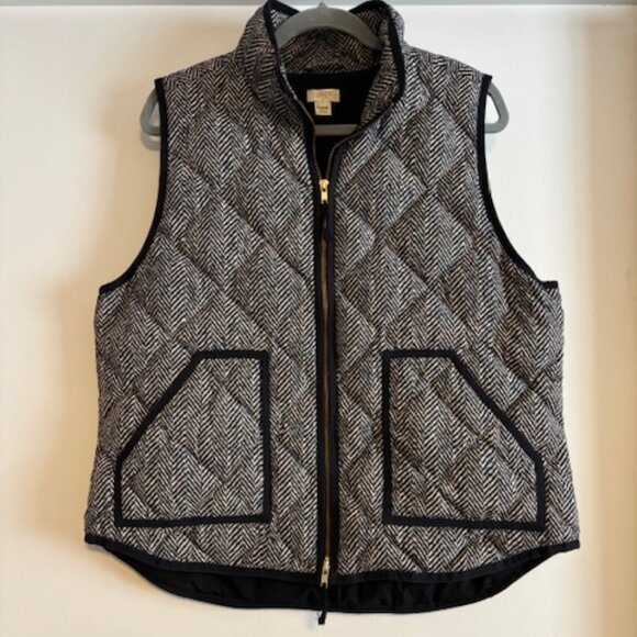 J. Crew Excursion Quilted Vest in Herringbone - RARE FIND - Picture 6 of 9